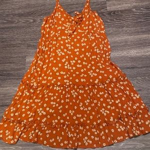 Orange summer dress